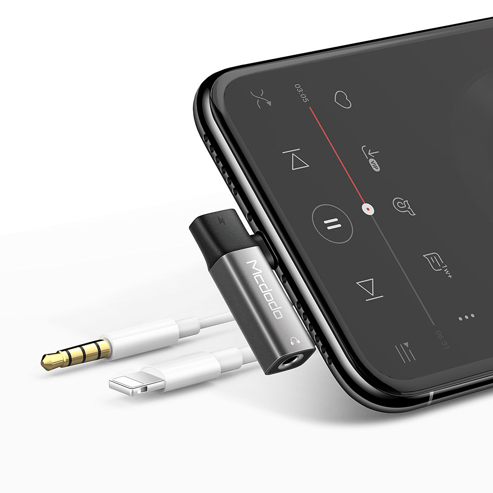 Adaptador de audífono Lightning (iPhone) a DC3.5mm